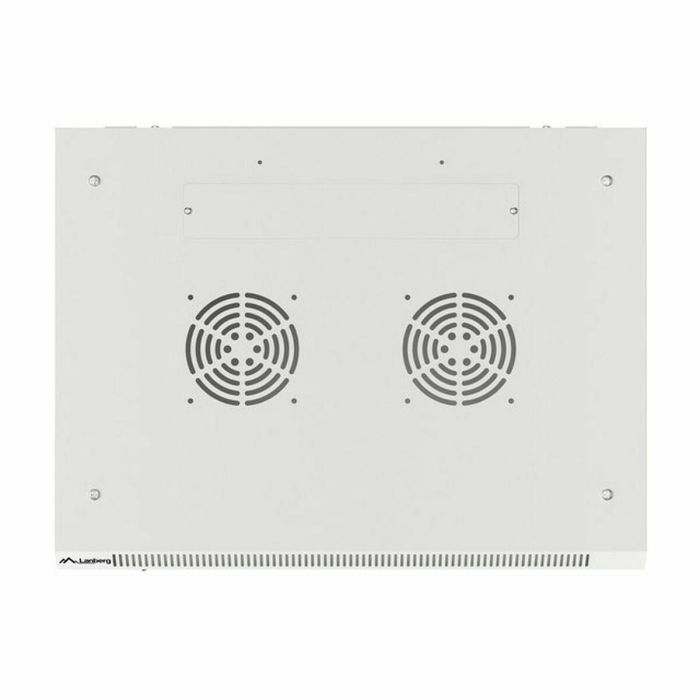 Lanberg WF01-6418-10S Armario Rack de Pared 18U, Color Gris, 60 kg de Capacidad Máxima 16 Lanberg WF01-6418-10S Armario Rack de Pared 18U, Color Gris, 60 kg de Capacidad Máxima 16