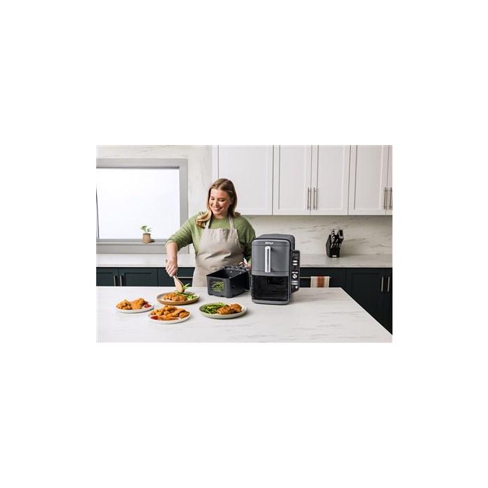 Ninja SL400EU Freidora de Aire Doble Zona XL 9,5L con 6 Programas 8 Ninja SL400EU Freidora de Aire Doble Zona XL 9,5L con 6 Programas 8