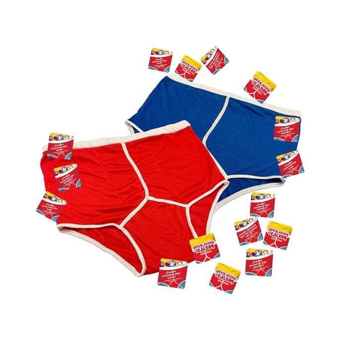 Bizak Juego Operación Calzón. Juego de Mesa de Habilidad y Destreza para Niños. Edad Recomendada 6+ Años. Idioma Español. 1 Bizak Juego Operación Calzón. Juego de Mesa de Habilidad y Destreza para Niños. Edad Recomendada 6+ Años. Idioma Español. 1