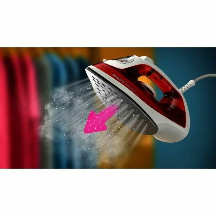 Philips DST2010/40 (PHI8720389044502) Plancha de Vapor Serie 2000, 2000W de Potencia, 25 g/min de Vapor, Color Rojo 1 Philips DST2010/40 (PHI8720389044502) Plancha de Vapor Serie 2000, 2000W de Potencia, 25 g/min de Vapor, Color Rojo 1