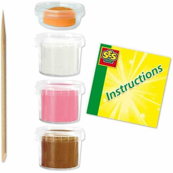 Ses Creative SES8710341008116 Plastilina FunDo Animales de Granja Interactivo para Niños Pequeños (3x90gr y 1x40gr) 1