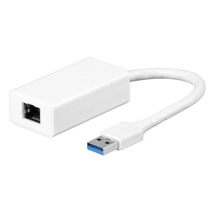 MicroConnect Adaptador USB 3.0 a Gigabit Ethernet Blanco Multiplataforma