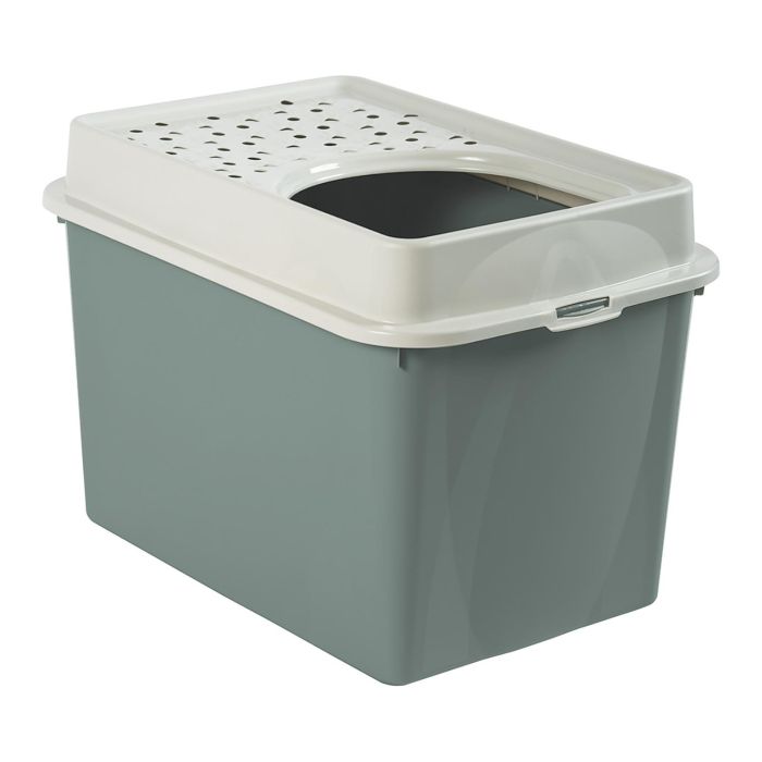 Cat Toilet Eco Berty Blanco Verde Salvia Cat Toilet Eco Berty Blanco Verde Salvia