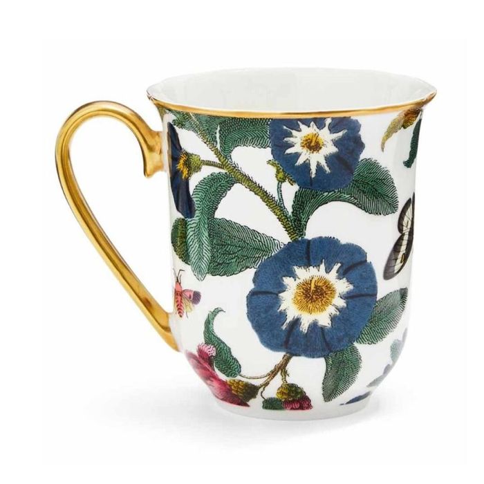 Spode Mug 340 Ml Creatures of Curiosity con estampado floral y asa de oro 2 Spode Mug 340 Ml Creatures of Curiosity con estampado floral y asa de oro 2