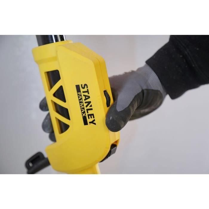Stanley FatMax SFMEE500S-QS Lijadora Eléctrica 750W para Panel Yeso y Techos de Escayola, Brazo Extensible 1.8m, Velocidad Variable y Plegable. 3 Stanley FatMax SFMEE500S-QS Lijadora Eléctrica 750W para Panel Yeso y Techos de Escayola, Brazo Extensible 1.8m, Velocidad Variable y Plegable. 3