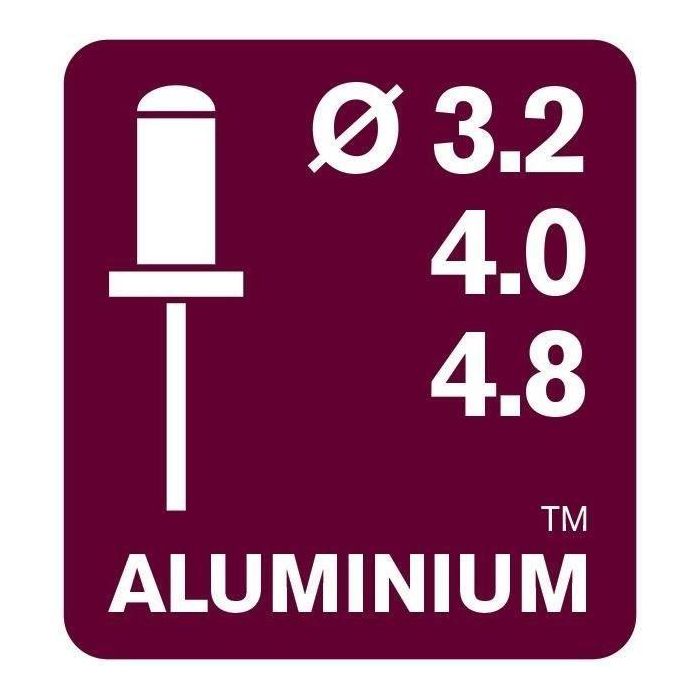 Adaptador de remaches - RAPID - RP150 MULTI - Aluminio y acero inoxidable para destornillador - Caja 5 Adaptador de remaches - RAPID - RP150 MULTI - Aluminio y acero inoxidable para destornillador - Caja 5