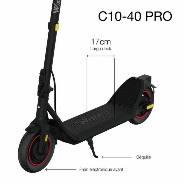 Wispeed AUC1719015679911 Patinete Eléctrico C10-40 PRO Negro 5 Wispeed AUC1719015679911 Patinete Eléctrico C10-40 PRO Negro 5