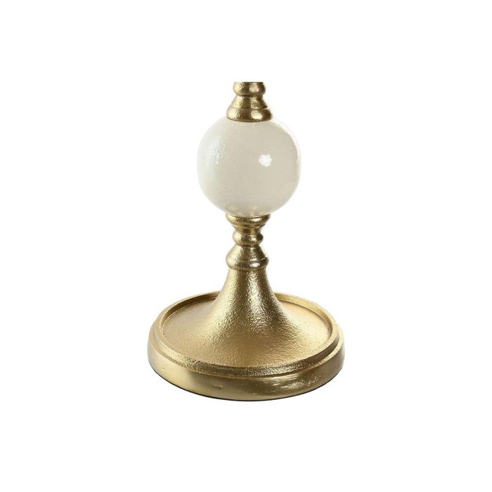 Candelabro Moderno DKD Home Decor Dorado Blanco 15 x 43.5 x 15 cm 2 Candelabro Moderno DKD Home Decor Dorado Blanco 15 x 43.5 x 15 cm 2