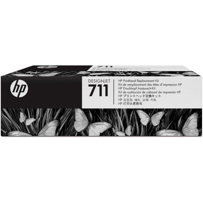 HP C1Q10A Kit de sustitución Cabezal de Impresión Original DesignJet 711 Negro, Cian, Magenta, Amarillo para T120, T520