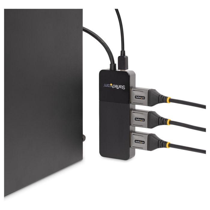 StarTech MST HUB Divisor 3 Puertos DisplayPort 1.4 a 3x DisplayPort, 8K Ultra HD, Alimentado por USB, Compatible con Windows