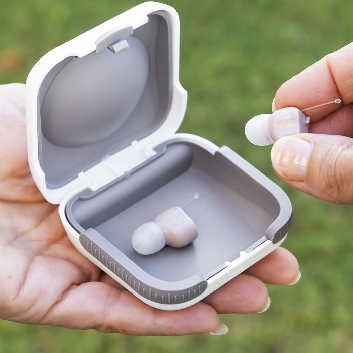 Amplificador de Sonido Intraauricular con Accesorios Hearzy InnovaGoods 2 Unidades 9