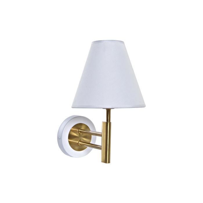 Lampara Aplique Moderno DKD Home Decor Dorado Blanco 25 x 30 x 19 cm 4 Lampara Aplique Moderno DKD Home Decor Dorado Blanco 25 x 30 x 19 cm 4