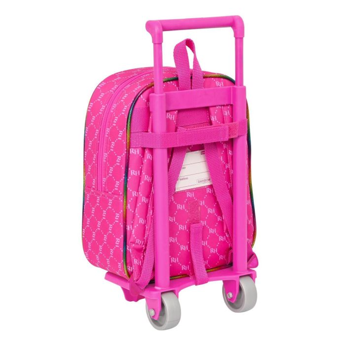 Mochila Escolar con Ruedas Rainbow High Fucsia (22 x 28 x 10 cm) 1