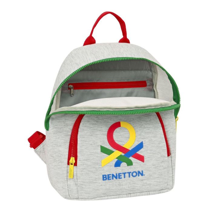 Mochila Casual Benetton Pop Gris 13 L 1