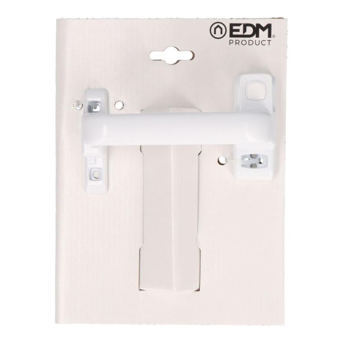 Edm Cierre presión 6801 derecha aluminio blanco 25x70 mm con tornillos Edm Cierre presión 6801 derecha aluminio blanco 25x70 mm con tornillos
