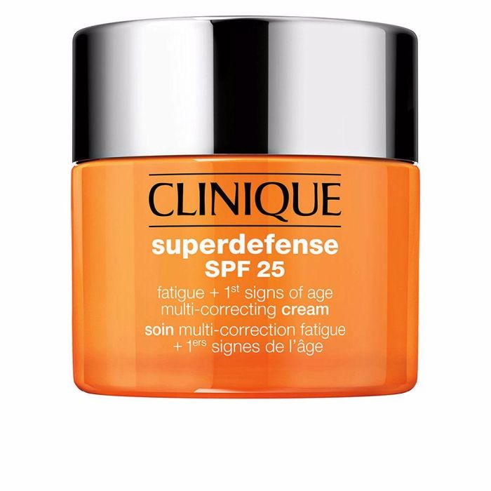 Clinique SUPERDEFENSE SPF25 multi-correcting cream I/II Crema Facial Antifatiga, Primeros Signos de Envejecimiento, Hidratante con SPF25 - 50 ml Clinique SUPERDEFENSE SPF25 multi-correcting cream I/II Crema Facial Antifatiga, Primeros Signos de Envejecimiento, Hidratante con SPF25 - 50 ml