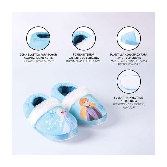 Zapatillas de casa francesita frozen 2 talla t34/35 4 Zapatillas de casa francesita frozen 2 talla t34/35 4
