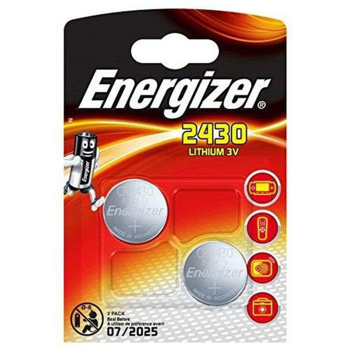 Pilas de Botón de Litio Energizer 3 V CR2430 (10 Unidades) 1 Pilas de Botón de Litio Energizer 3 V CR2430 (10 Unidades) 1