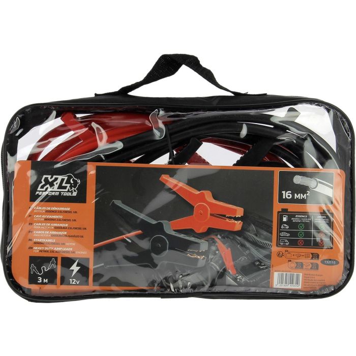 HERRAMIENTAS DE RENDIMIENTO XL Cables de arranque - Motor de gasolina 2,5l - 16mm²x 3m 5 HERRAMIENTAS DE RENDIMIENTO XL Cables de arranque - Motor de gasolina 2,5l - 16mm²x 3m 5