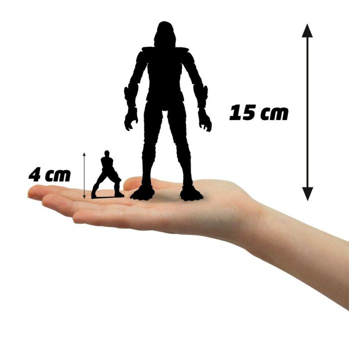 MARVEL Iron Man Figuras de Metal Articuladas 15 cm (Casco se Abre) + 5 cm 2 MARVEL Iron Man Figuras de Metal Articuladas 15 cm (Casco se Abre) + 5 cm 2