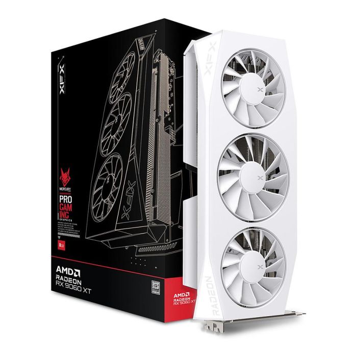 XFX RX 9060 XT 16GB GDDR6 3 Fan Mercury OC Gaming White 4