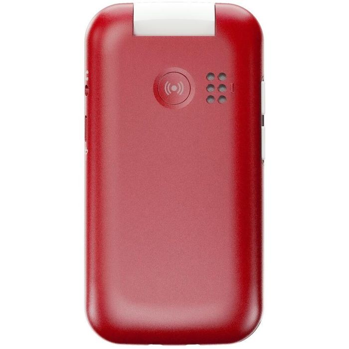 Doro 2820 Teléfono móvil con tapa 4G, 2.8" rojo/blanco, cámara, Bluetooth 5.0, 1000 mAh, sin cargador 7
