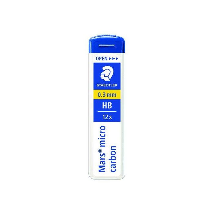 Minas Staedtler 250 Mars Micro Carbon 0,3 - Hb (Tubo De 12) 12 unidades