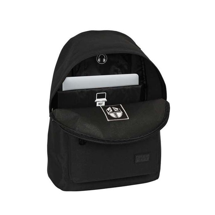 Mochila para Portátil The Mandalorian 14,1'' Negro 5 Mochila para Portátil The Mandalorian 14,1'' Negro 5