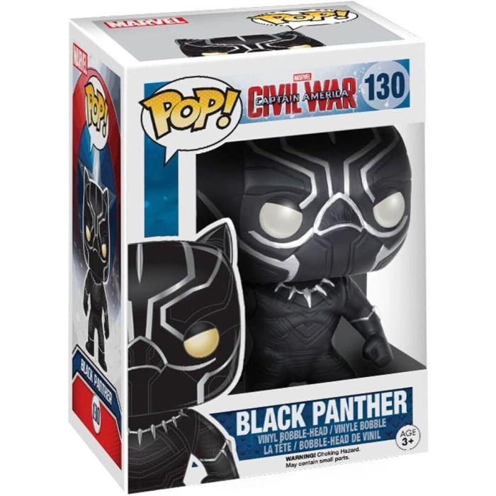 Funko Pop Marvel Vengadores Pantera Negra Figura de Vinilo 9 cm 2 Funko Pop Marvel Vengadores Pantera Negra Figura de Vinilo 9 cm 2