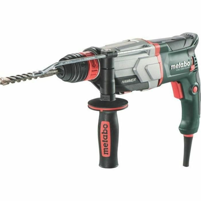 Metabo KHE 2860 Martillo Perforador Cincelador 880W 3.2J SDS Plus 3 Funciones con Portabrocas Rápido