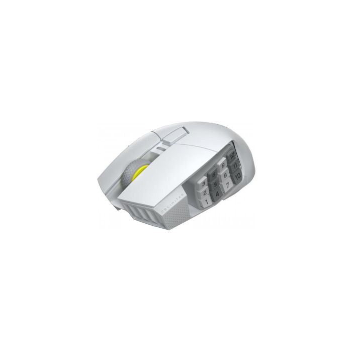 Corsair CH-9314011-WW Ratón Gaming Inalámbrico Scimitar Elite Wireless SE Blanco MMO 16 Botones Programables Sensor Óptico 33.000 PPP Corsair CH-9314011-WW Ratón Gaming Inalámbrico Scimitar Elite Wireless SE Blanco MMO 16 Botones Programables Sensor Óptico 33.000 PPP