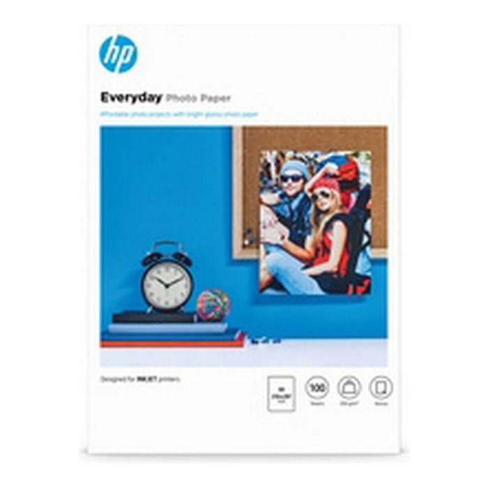 HP Papel fotográfico semibrillante multipropósito A4 210x297mm 200g/m² 100 hojas 5 HP Papel fotográfico semibrillante multipropósito A4 210x297mm 200g/m² 100 hojas 5