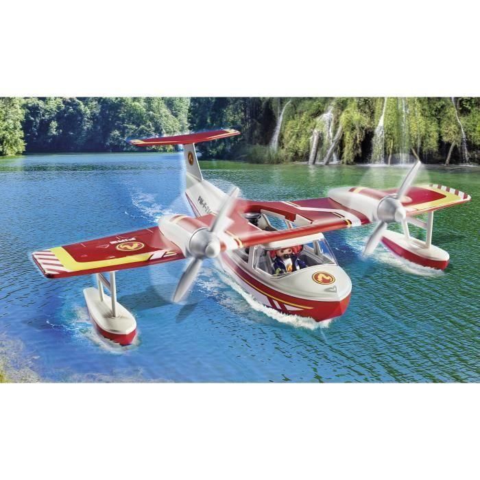 Playmobil Action Hidroavión de Bomberos para Rescates con Bombero, Puma, Ardillas y Llamas, Juguete +4 años 2 Playmobil Action Hidroavión de Bomberos para Rescates con Bombero, Puma, Ardillas y Llamas, Juguete +4 años 2
