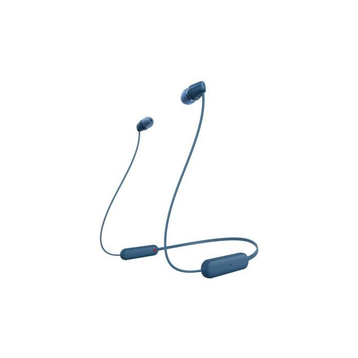 Auriculares Bluetooth Sony WI-C100 Azul 0 Auriculares Bluetooth Sony WI-C100 Azul 0