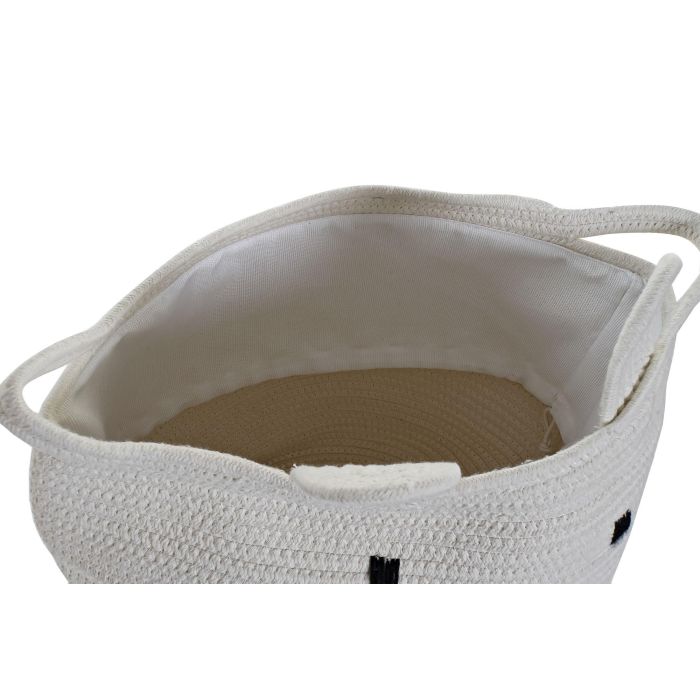 Cesta Ropa Baby DKD Home Decor Blanco 35 x 49 x 35 cm Set de 2 2 Cesta Ropa Baby DKD Home Decor Blanco 35 x 49 x 35 cm Set de 2 2