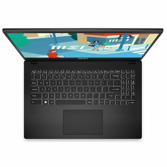 Laptop MSI Modern 15 B13M-281XES Qwerty Español 15,6" Intel Core i7-1355U 16 GB RAM 1 TB SSD 3