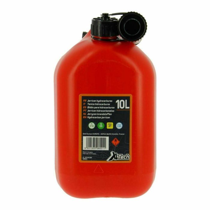 XL TECH 506021 Bidón de plástico 10 Litros Homologado para Hidrocarburos 1 XL TECH 506021 Bidón de plástico 10 Litros Homologado para Hidrocarburos 1