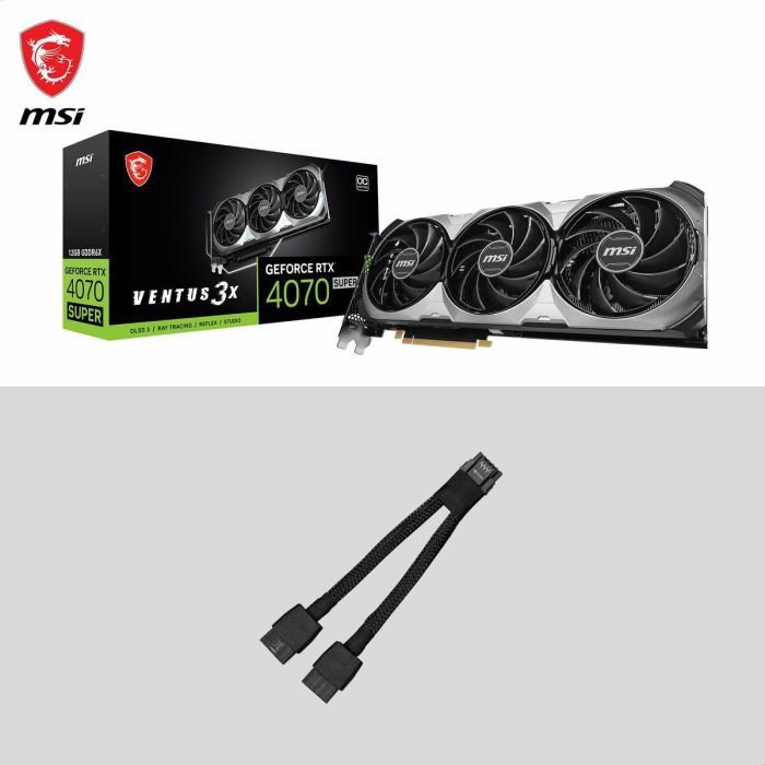 Tarjeta Gráfica MSI VGAMISNVDM216 GEFORCE RTX 4070 RTX 4070 SUPER 12 GB GDDR6 GDDR6X 1