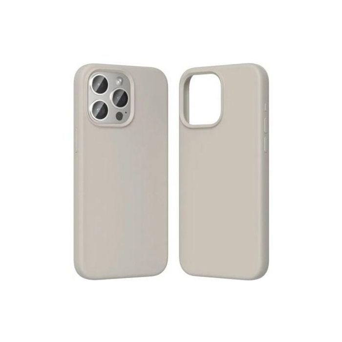 Funda Silicona con Magsafe Vention KUFM0-10/ Compatible con iPhone 15/ Gris Grava 2