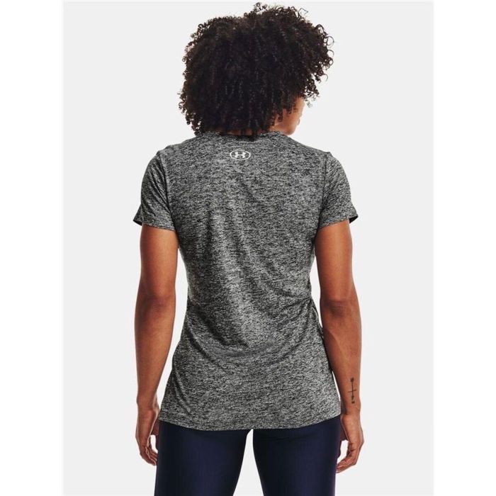 Camiseta de Manga Corta Mujer Under Armour Tech Twist Gris 8 Años