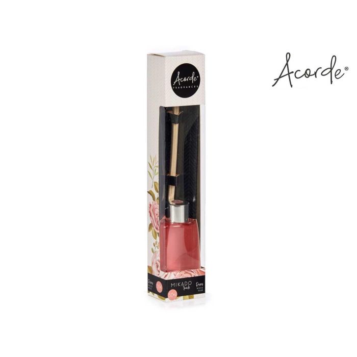 Mikado 30 ml Rosa - Difusor Aroma Natural, Vidrio y Ratan, 4.4x7.9x2.9 cm - Acorde (24 Unidades) 3 Mikado 30 ml Rosa - Difusor Aroma Natural, Vidrio y Ratan, 4.4x7.9x2.9 cm - Acorde (24 Unidades) 3