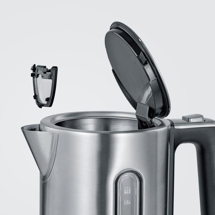 Hervidor SEVERIN WK3418 1,7 L con temperatura ajustable hasta 100 ° C, pasos de 5 ° C, pantalla LCD, sin bisfenol A, base 360 °, acero inoxidable 4 Hervidor SEVERIN WK3418 1,7 L con temperatura ajustable hasta 100 ° C, pasos de 5 ° C, pantalla LCD, sin bisfenol A, base 360 °, acero inoxidable 4
