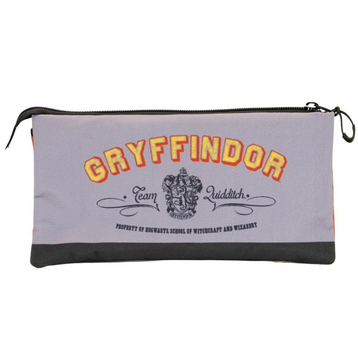 Estuche Portatodo Triple FAN Gryffindor Harry Potter Rojo 2 Estuche Portatodo Triple FAN Gryffindor Harry Potter Rojo 2