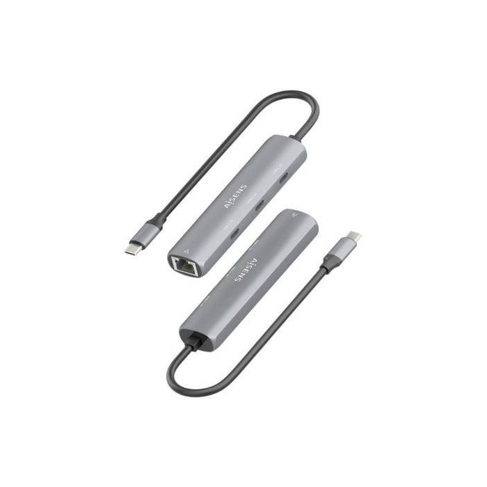 Hub USB Tipo-C Aisens ASUC-4P041-GR/ 3xUSB Tipo-C/ 1xRJ45/ Gris 2 Hub USB Tipo-C Aisens ASUC-4P041-GR/ 3xUSB Tipo-C/ 1xRJ45/ Gris 2