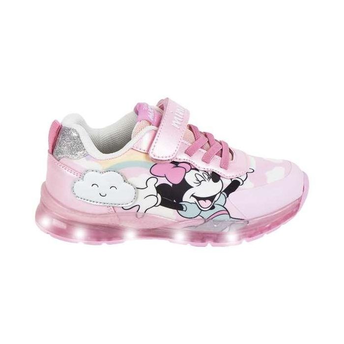 Deportiva suela tpr con luces minnie t024 1 Deportiva suela tpr con luces minnie t024 1