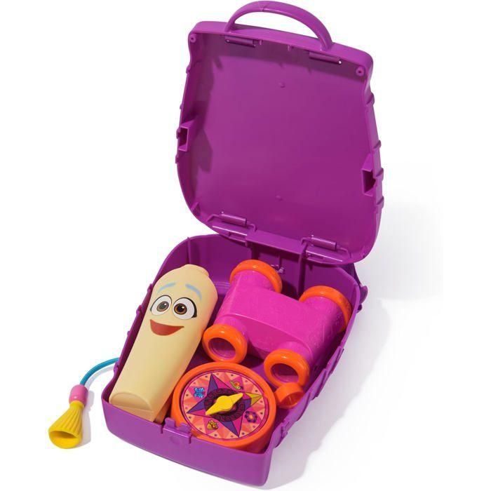 Spin Master 6071799 Mochila de Aventuras Dora la Exploradora con Mapa, Brújula y Prismáticos de juguete para niños +3 años 1