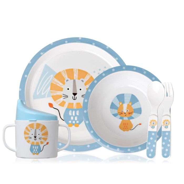 Vajilla Infantil Para Bebé León 3