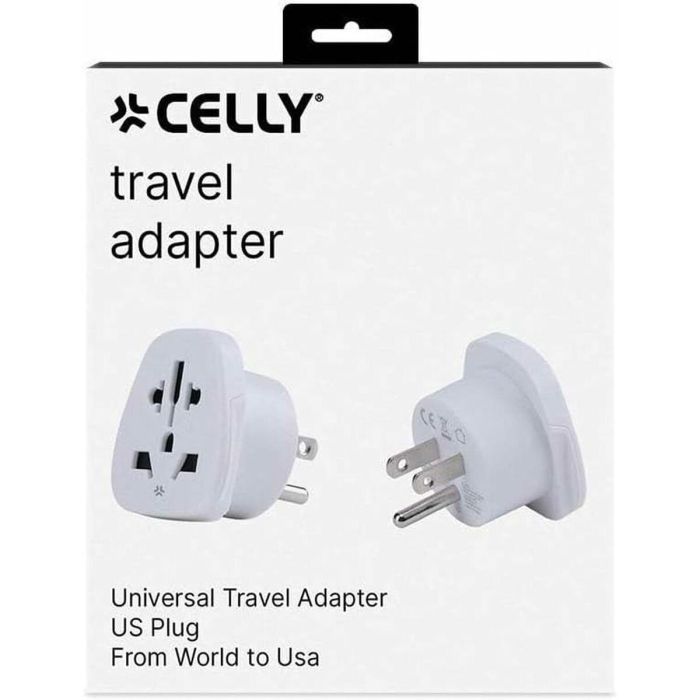 Cargador de Pared Celly TRAVELADAPTERUS 1 Cargador de Pared Celly TRAVELADAPTERUS 1