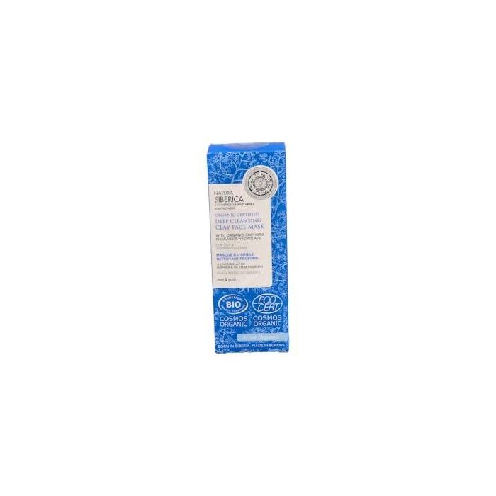 NATURA SIBERICA Mascarilla Facial Arcilla Limpieza Profunda 75ml – Minimiza Poros y Matifica la Piel