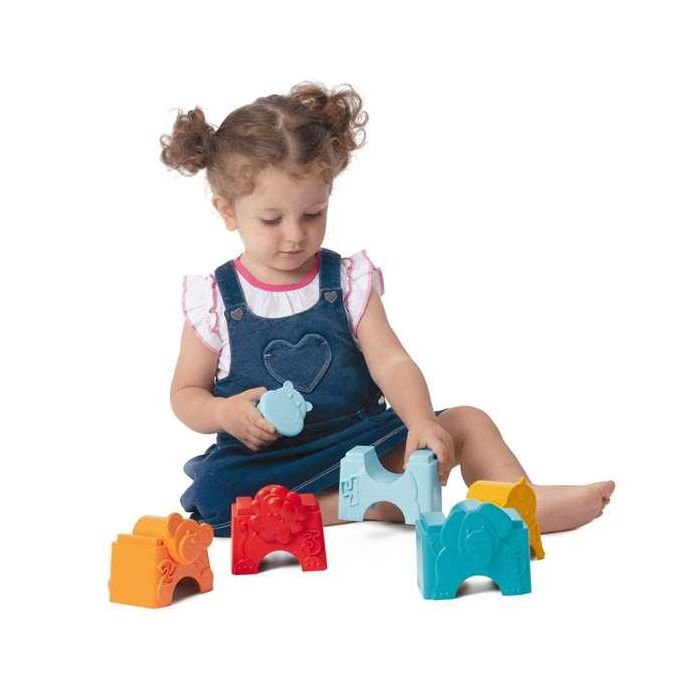 Chicco Torre Apilable Animalitos 2 en 1 para Desarrollar Lógica y Habilidades Manuales, Juguete Infantil Educativo, 11x7x35 cm 2 Chicco Torre Apilable Animalitos 2 en 1 para Desarrollar Lógica y Habilidades Manuales, Juguete Infantil Educativo, 11x7x35 cm 2